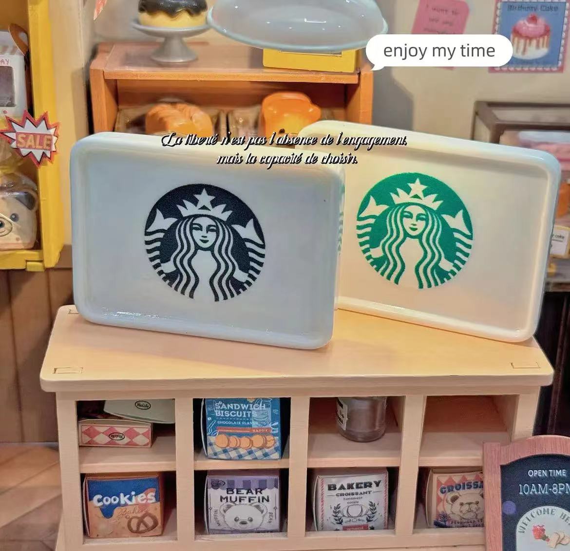 [Joyce’s custom made] Starbucks Plate